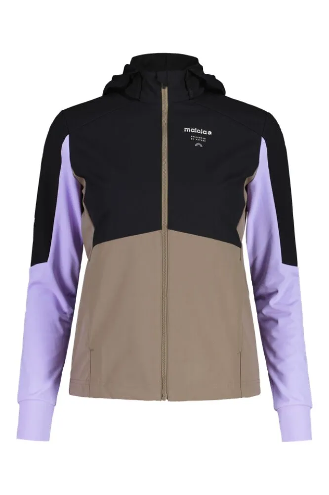 Maloja nesham softshell jkt wmns deep black multi