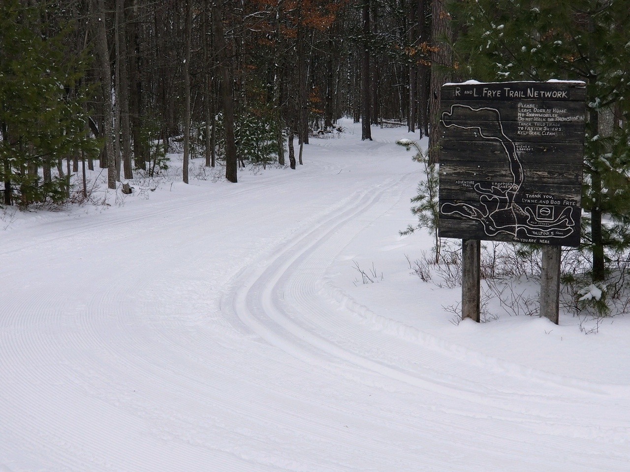 free cross country ski trails near me