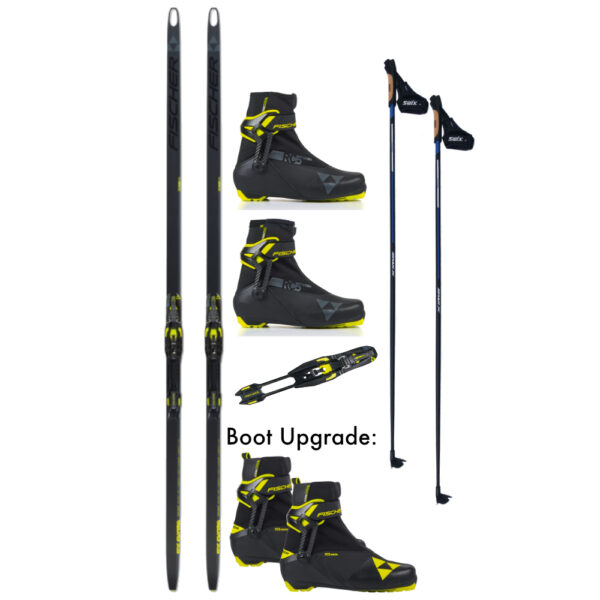 Fischer RCS Skate Ski Package