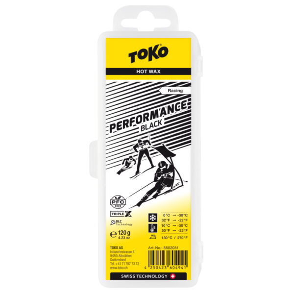 Toko Performance Glide Wax, 120g Black