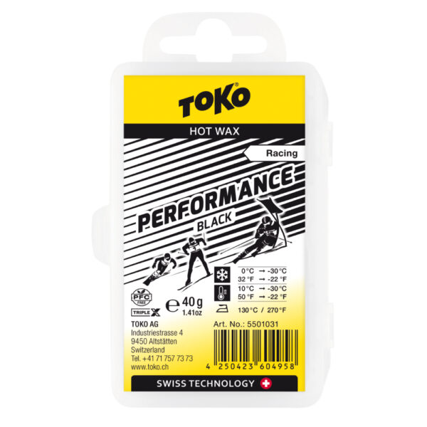 Toko Performance Glide Wax, 40g Black