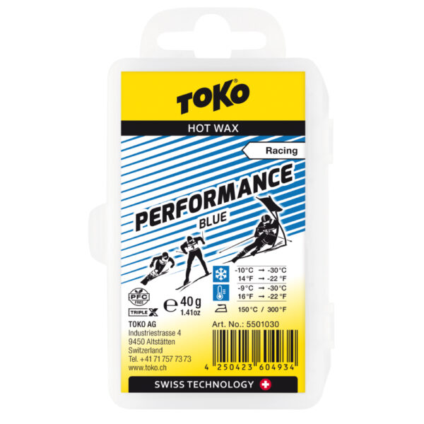Toko Performance Glide Wax, 40g Blue