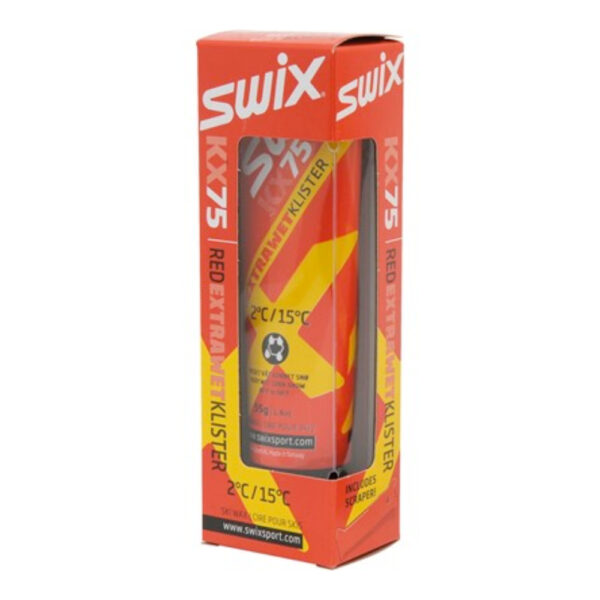 Swix Klister KX, 55g KX75, Red Extra Wet