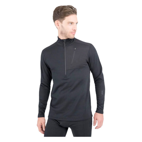 Terramar Ecolator Quarter Zip Black Mens