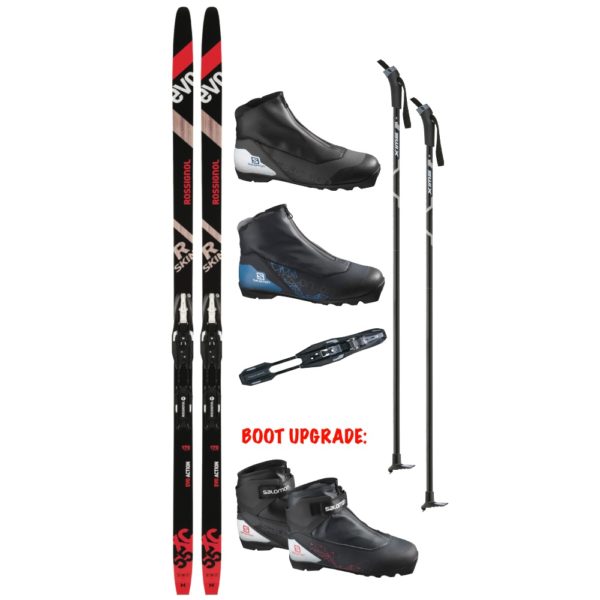 Rossignol Evo R Skin 55 Cross Country Ski Package