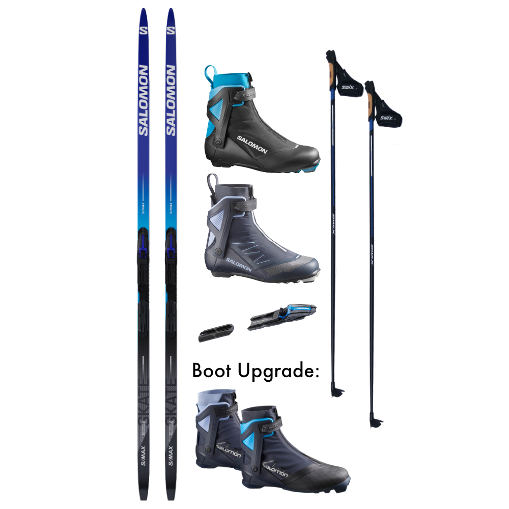 Salomon S/Max Carbon Skate Ski Package