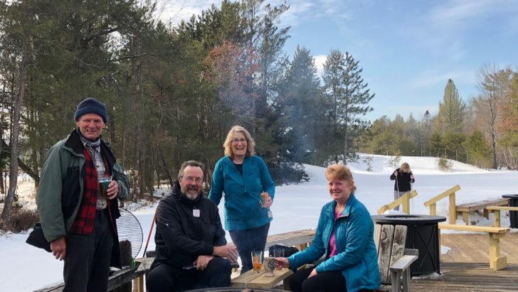 Beautiful Sun Deck Bonfire XC Ski HQ
