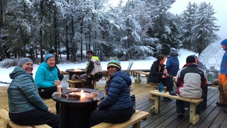 Beautiful Sun Deck XC Ski HQ