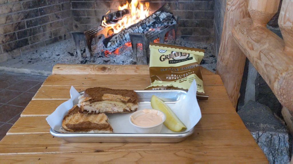 Turkey Reuben at the Stone Turtle Day Lodge Cafe