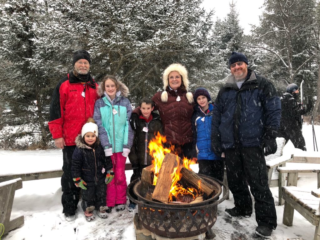 Family Bonfire Pit Sun Deck XC Ski HQ