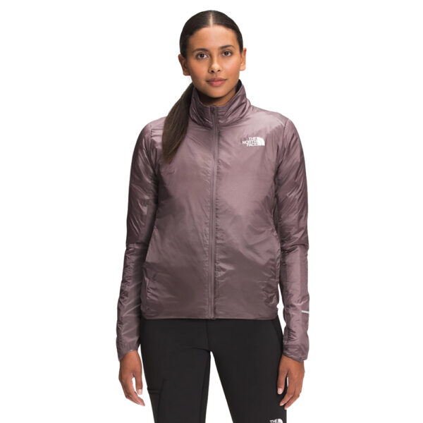 North Face Winter Warm Jacket Womens Graphite Purple front