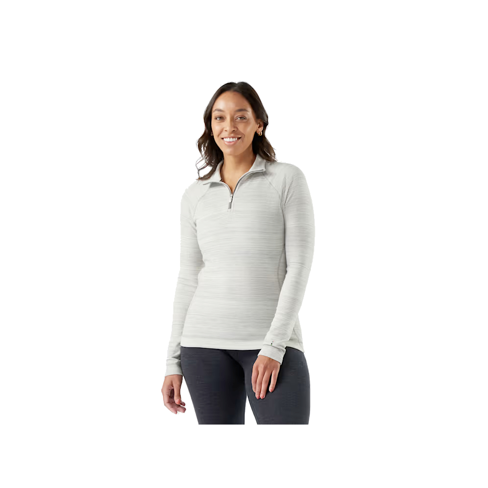 Smartwool Classic Thermal 1:4 Zip W's Light Gray Shift