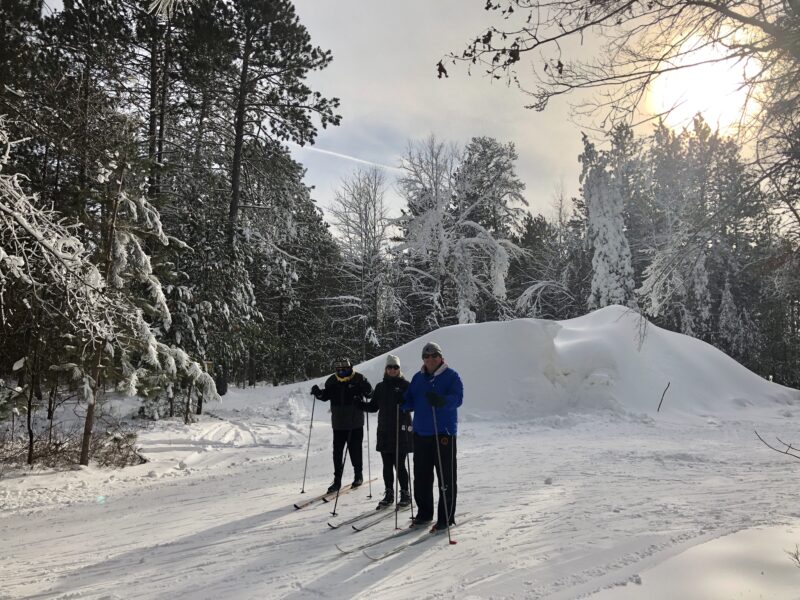 beautiful day at Cross Country Ski Headquarters