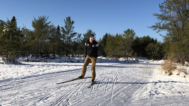 Stu skate skiing early season cross country ski headquarters
