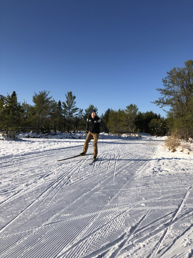 Stu skate skiing early season cross country ski headquarters