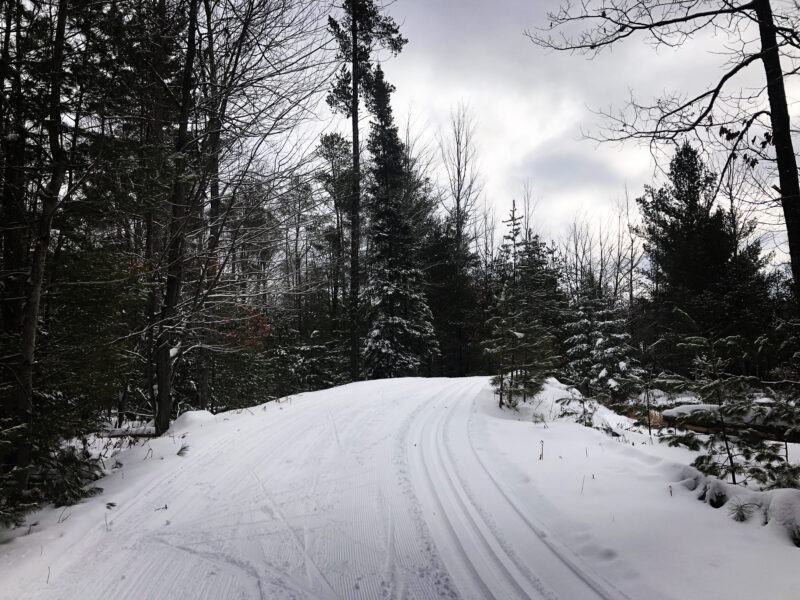 Beautiful trail tracks Adventure Trail Cross Country Ski Headquarters