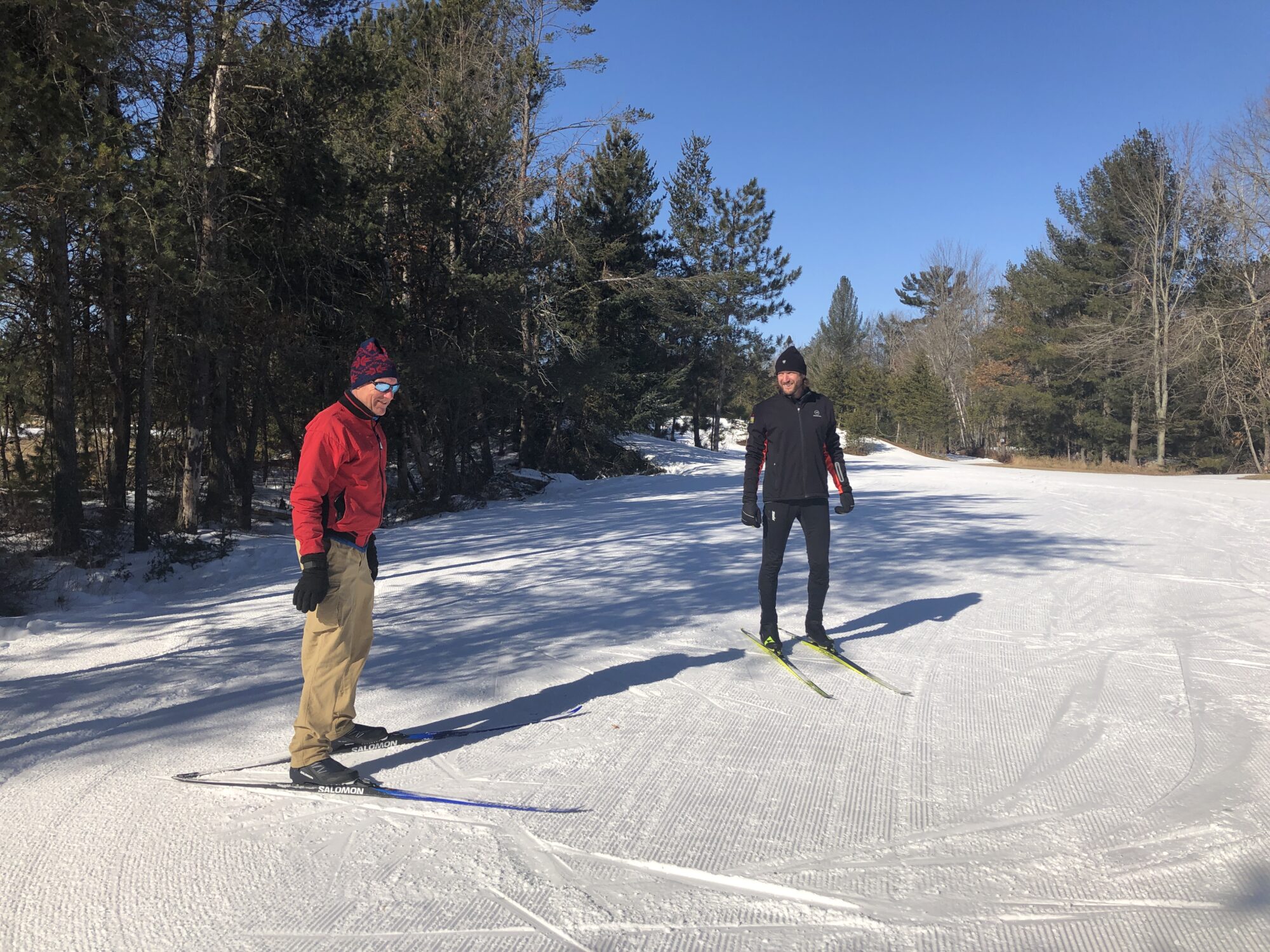 Take a cross country ski lesson at Cross Country Ski Headquarters!