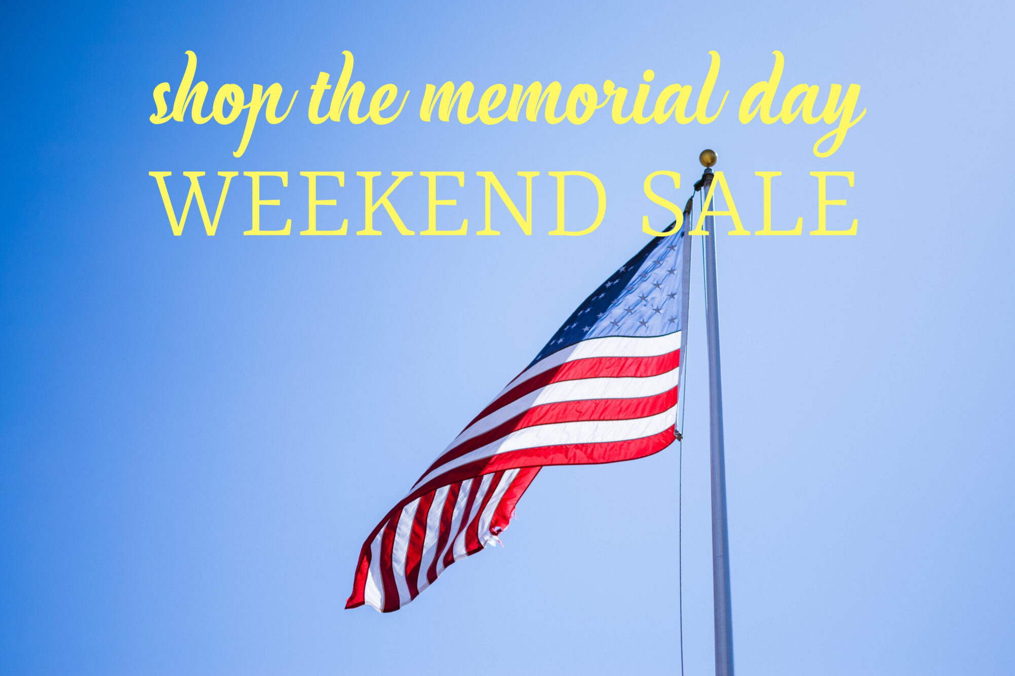 memorial weekend sale