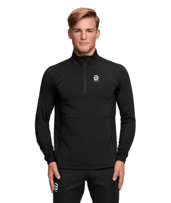 Bjorn Daehlie Half Zip Pace Mens Dark Black