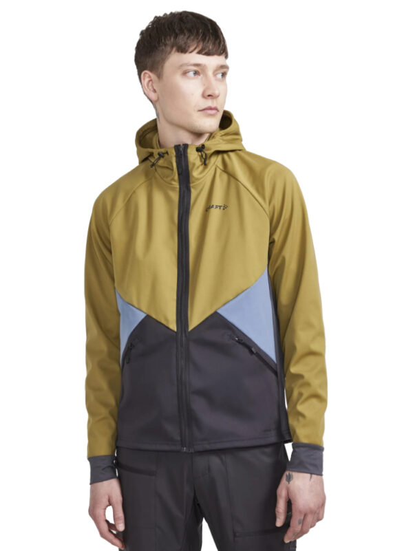 Craft Glide Hooded Jacket Mens Algae-Slate