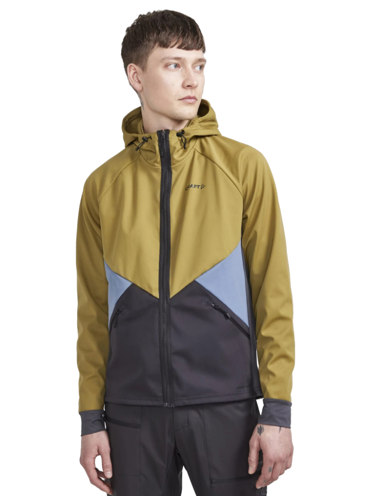 Craft Glide Hooded Jacket Mens Algae-Slate