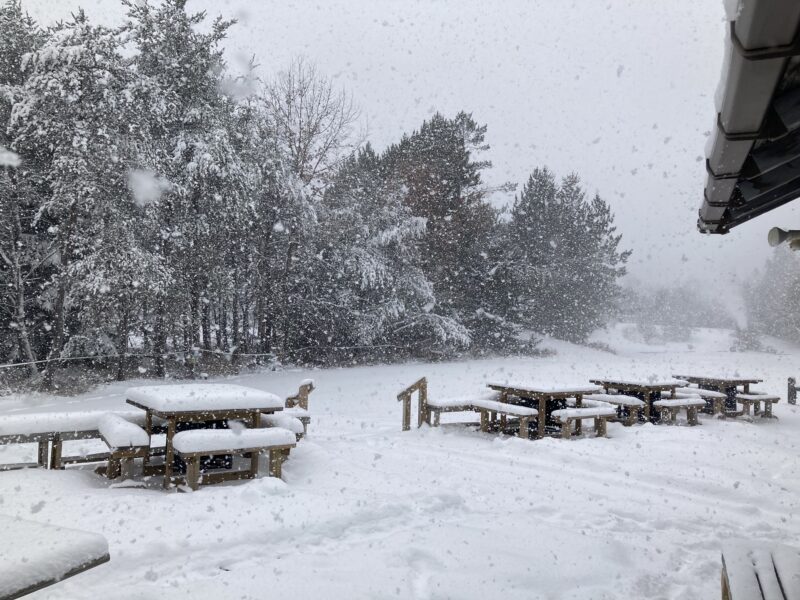 snowy deck xc ski hq