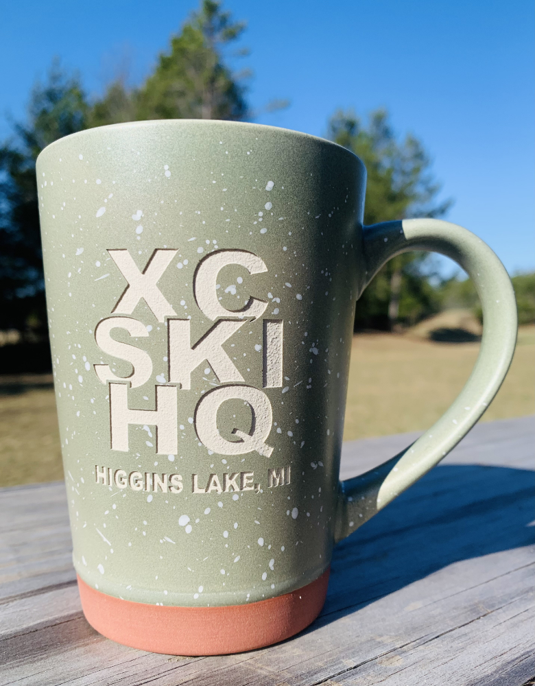 XC Ski HQ Etched Coffee Mug