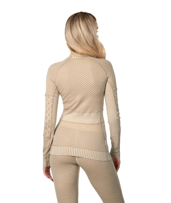 Kari Traa Smekker Long Sleeve Mocha. Back