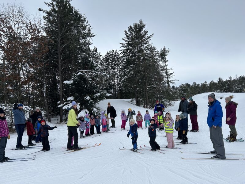 XC SKI HQ Sundrop Preschool Ski Field Trip