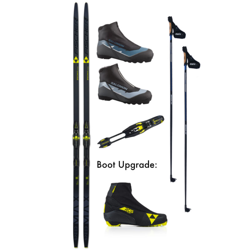 Fischer Twin Skin Speedmax 70 Cross Country Ski Package