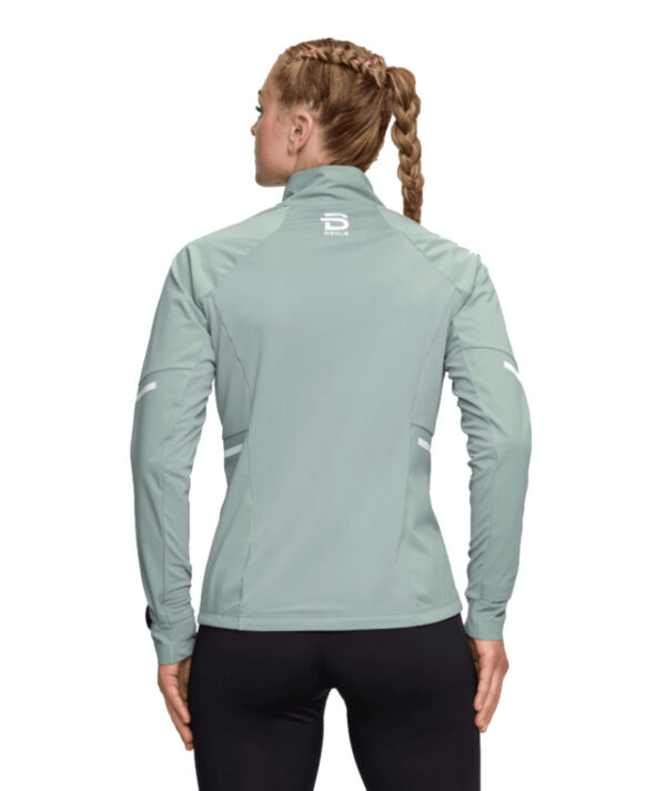 Bjorn Daehlie Force Jacket Wmns Sage Green Back