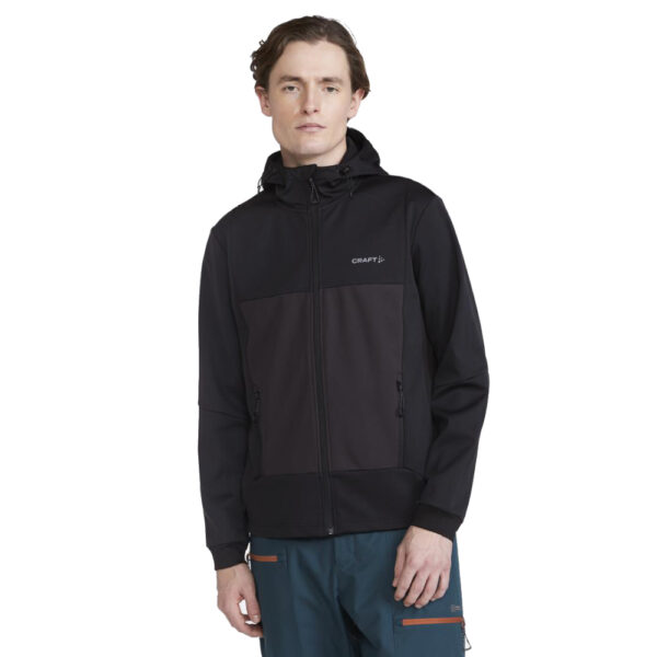 Craft Backcountry Hood Jacket Mens Black-Slate