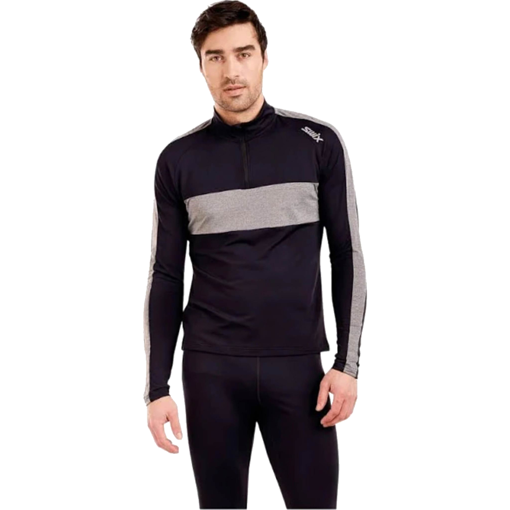 Swix Tista 1_2 Zip Mid Men Black