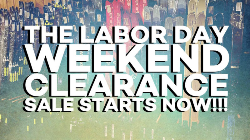 Labor day weekend sale cross country ski headquarters